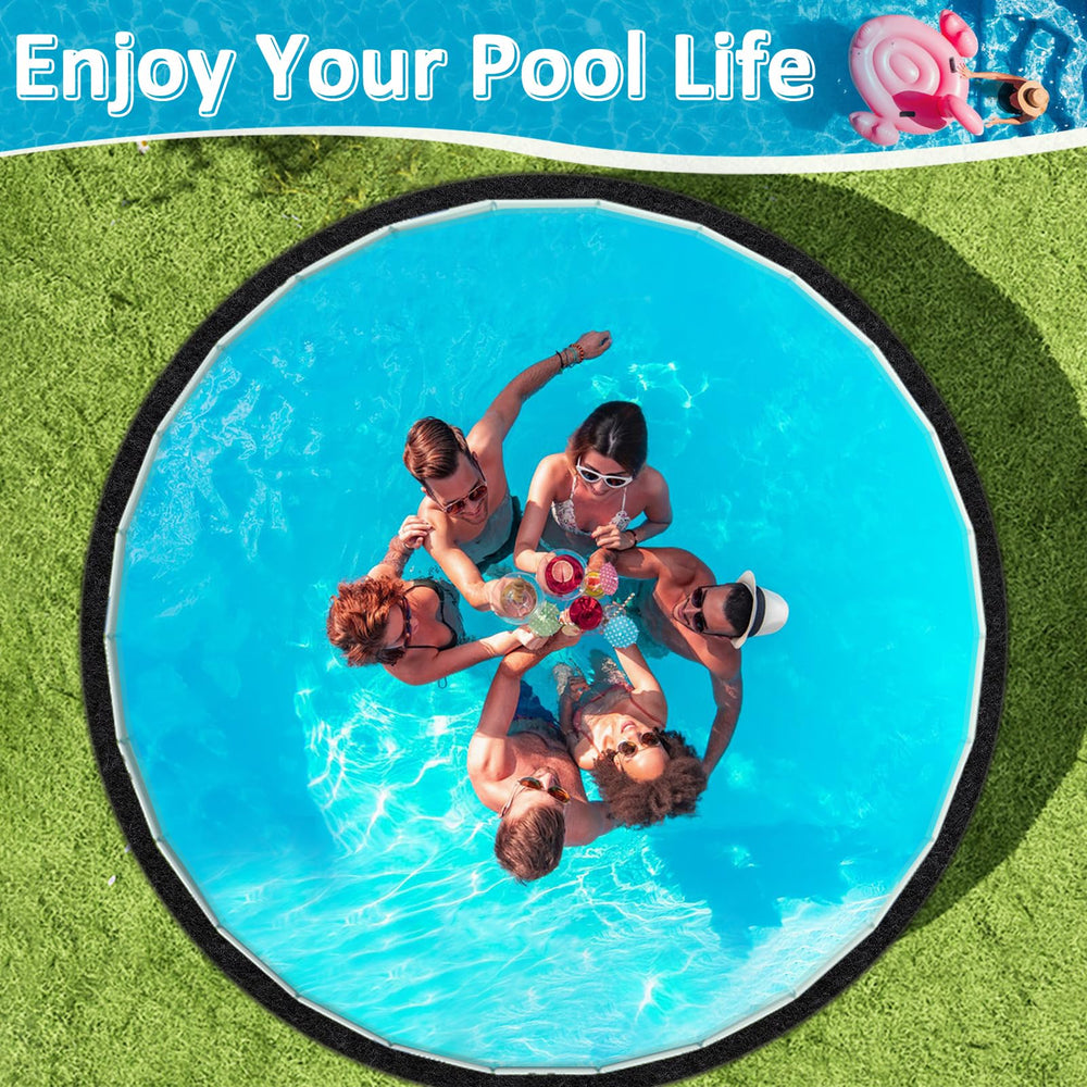 Niuyhe backyard setup with pad under pool showing enhanced pool longevity