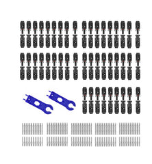 Nixesky front packaging showing 100PCS kit and connectors benefit durable supply