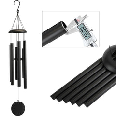 Njeury wind chime hanging in garden giving tranquil ambiance and outdoor style