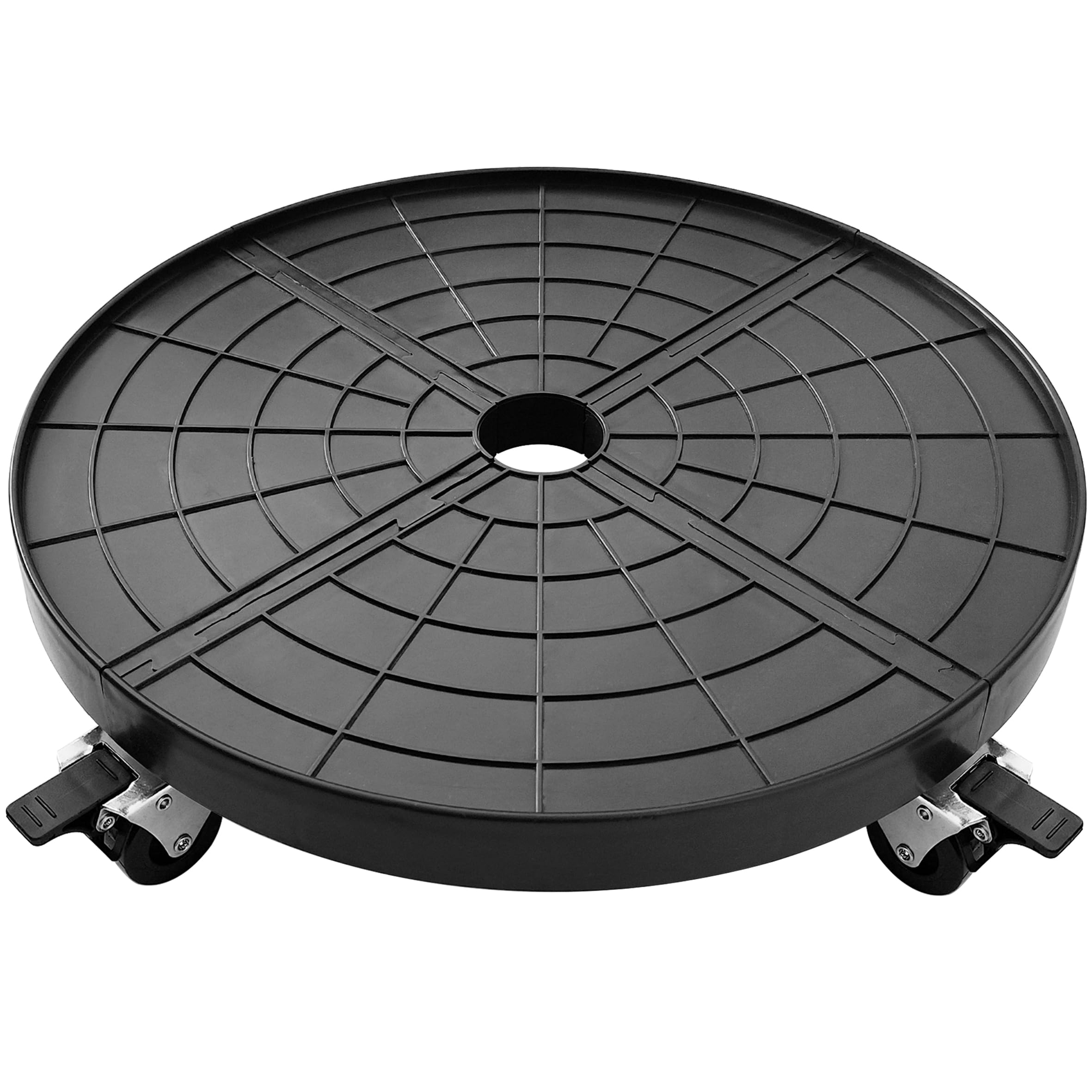NOAMOO front view of 20-inch plant caddy showing full platform benefit mobility