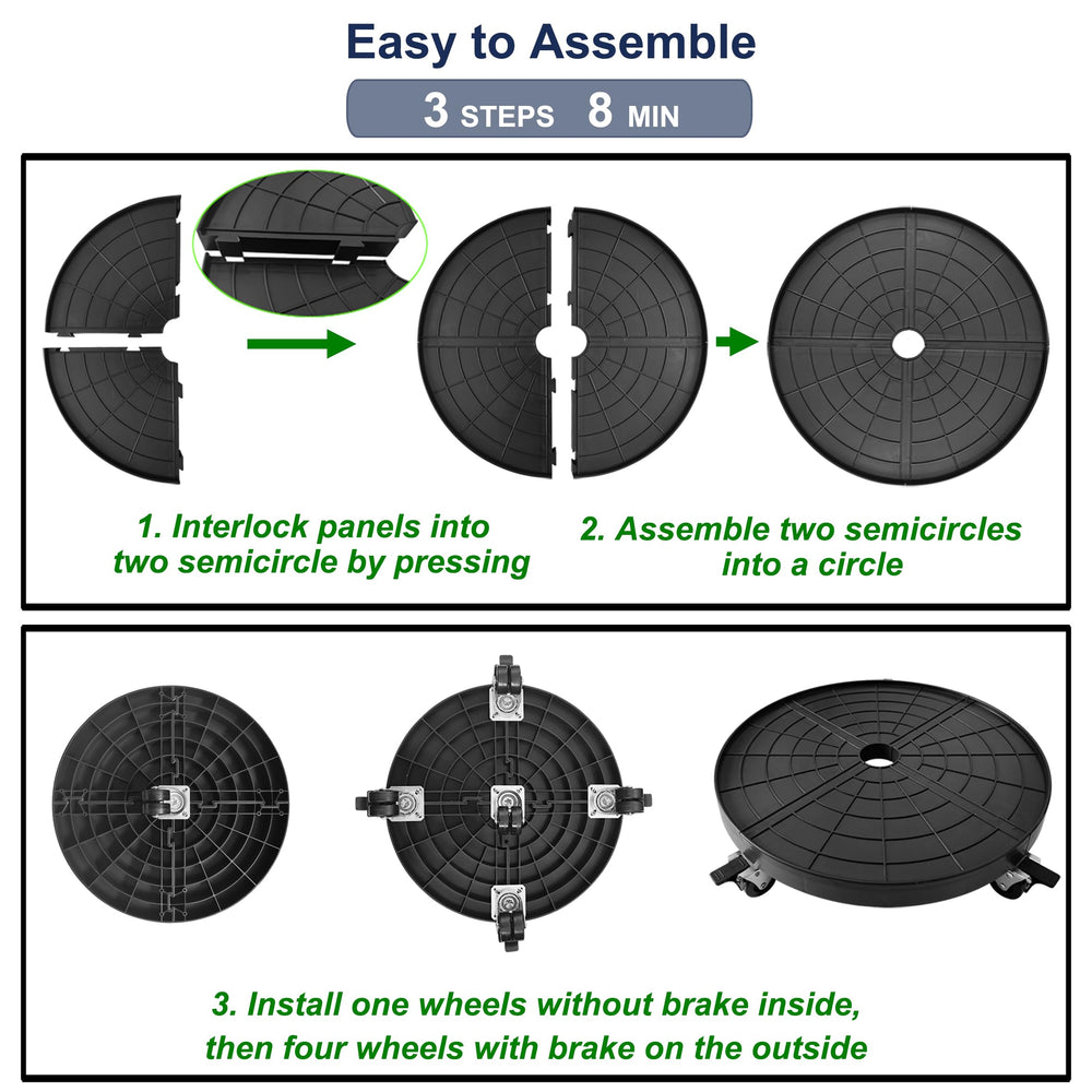 NOAMOO unboxed components and hardware for quick assembly and installation
