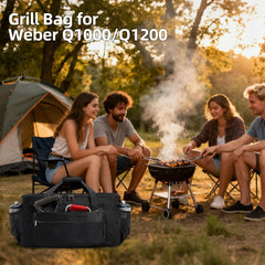 NOELIFE close-up of 600D fabric texture illustrating durable water-resistant protection
