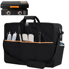 NOELIFE front view of bag protecting Blackstone griddle, secure protection