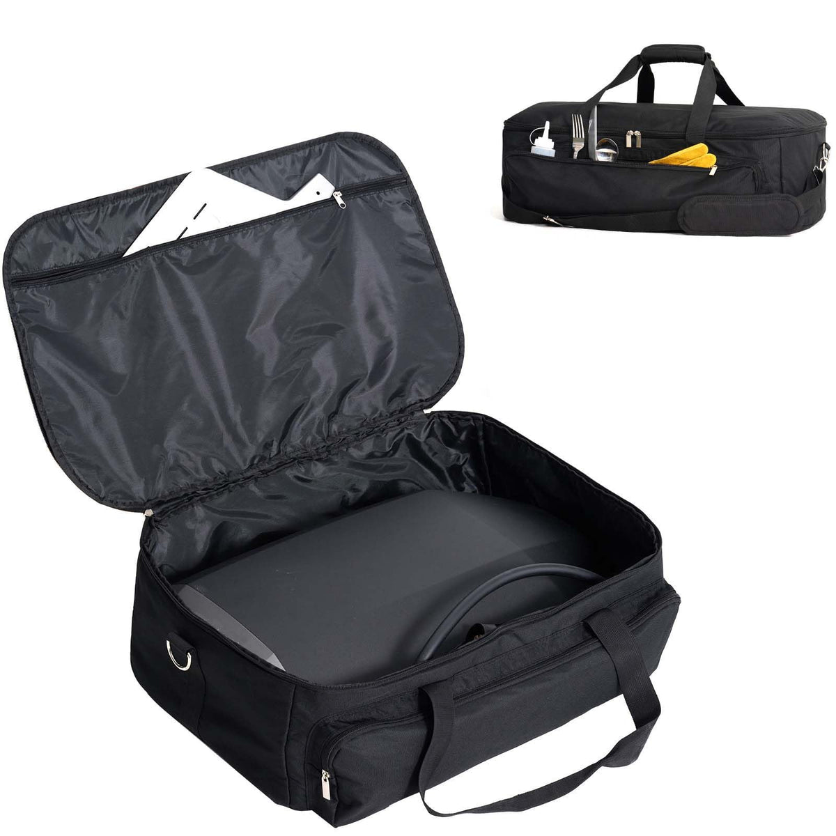 NOELIFE front view of bag protecting Ooni Koda 12 for safe transport