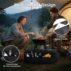 NOELIFE inner pocket holding gas pipe to protect fittings during transport