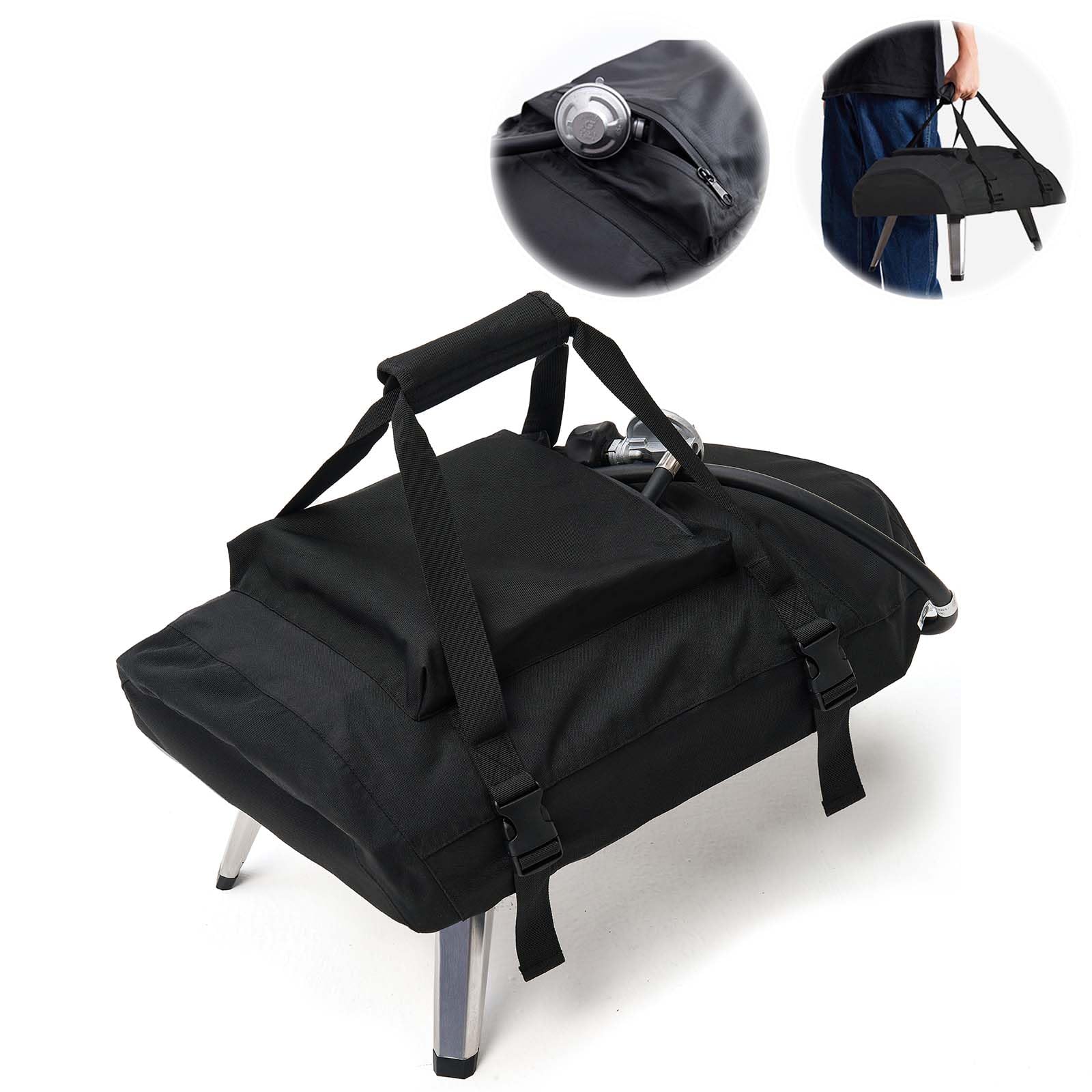 NOELIFE cover front view protecting Ooni Koda 12, keeps oven clean
