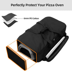 NOELIFE open interior with divider keeping Ooni parts separated for safety