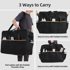 NOELIFE padded shoulder strap detail, reduces strain when carrying