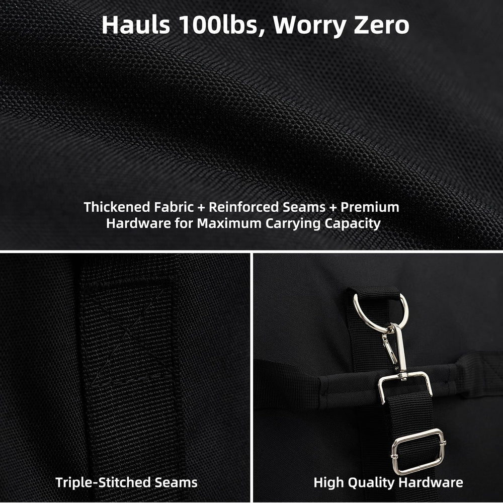 NOELIFE close-up of side handles, ergonomic dual-handle carrying comfort