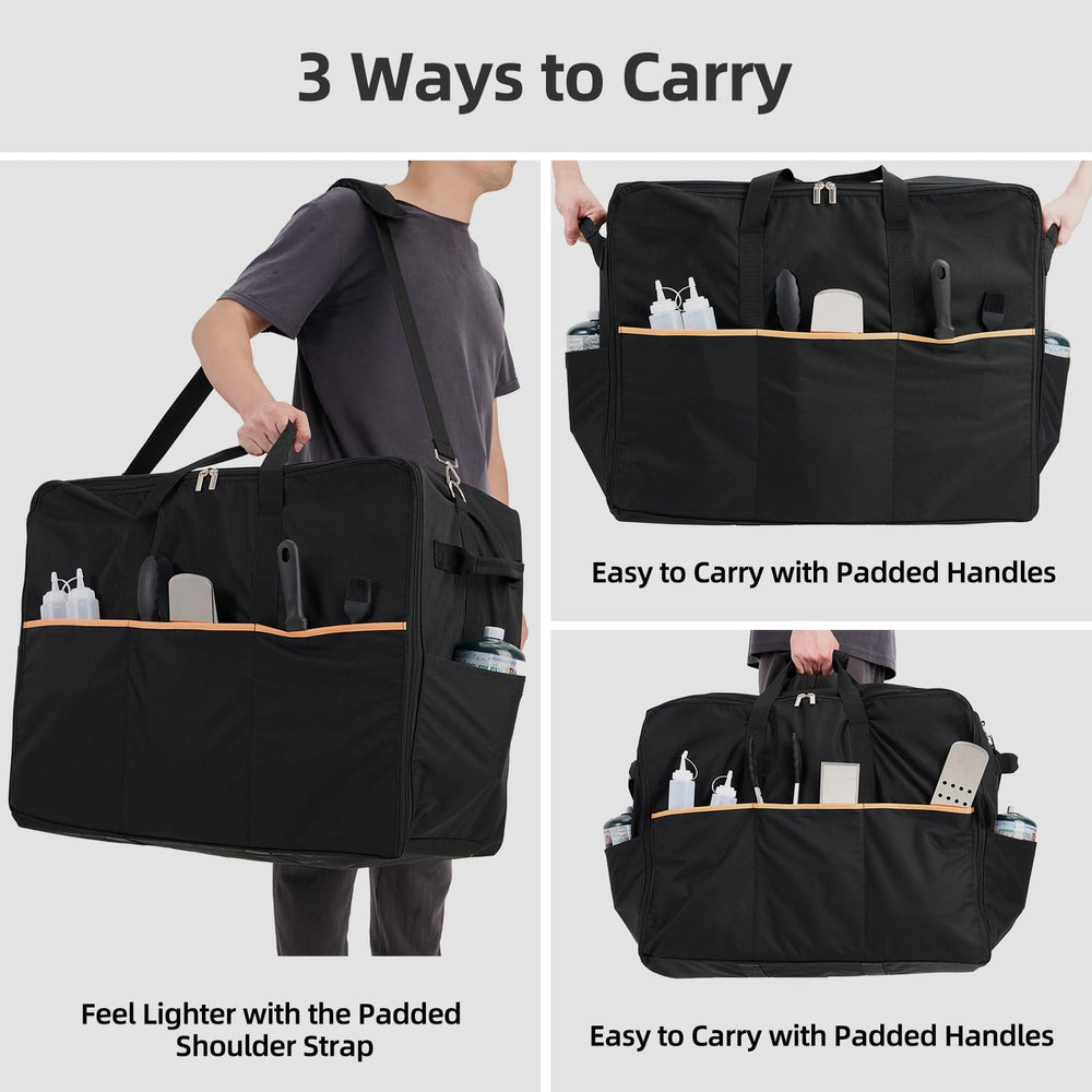 NOELIFE side view of dual padded handles for comfortable lifting