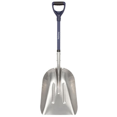 Nohovu front view showing full aluminum blade and D-handle for efficient clearing