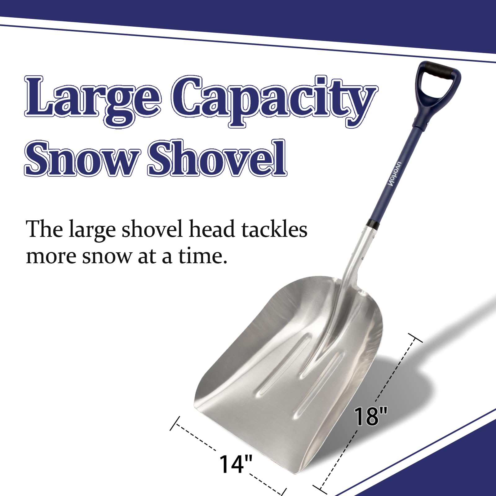 Nohovu fiberglass D-handle detail providing a comfortable non-slip grip