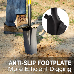 Nohovu footplate and blade edge offering leverage and protected pushes
