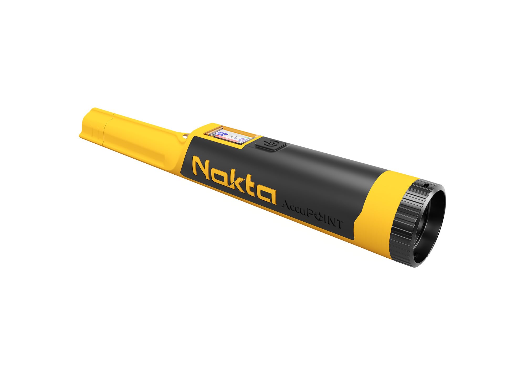 NOKTA AccuPOINT front view showing controls and durable housing for reliable locating
