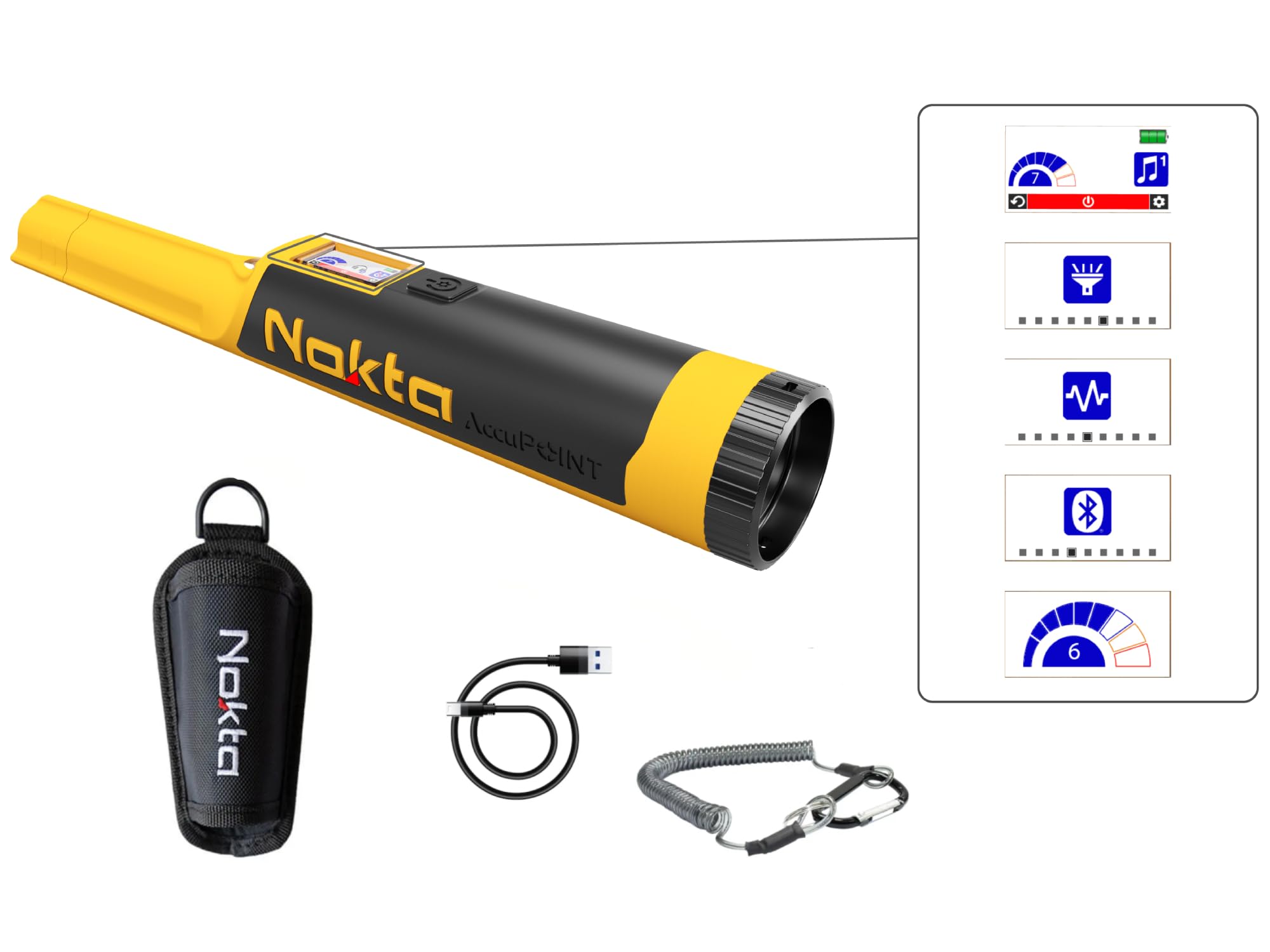 NOKTA AccuPOINT underwater use demonstrating waterproof protection and recovery benefits