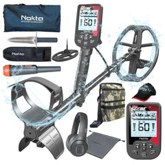 NOKTA detector front unit and control panel showing clear controls and lightweight benefit