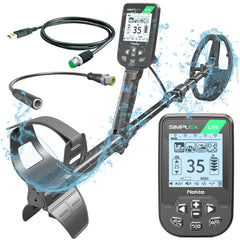 NOKTA Simplex Lite front view showing lightweight build and grip benefit
