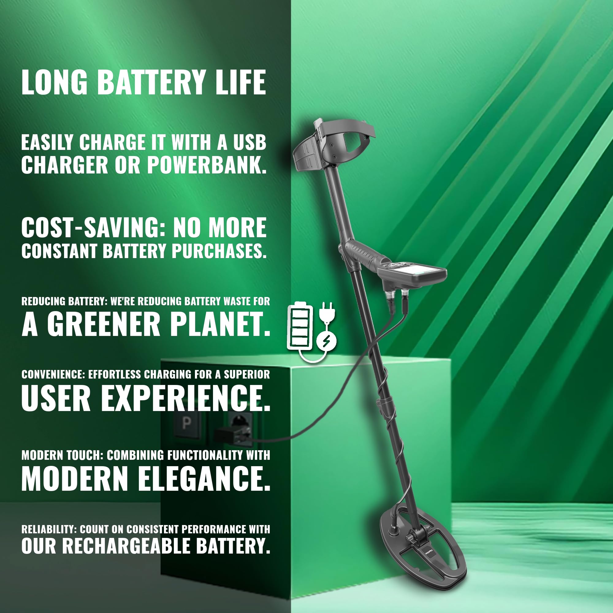 NOKTA Simplex Lite wading shallow water showing waterproof protection benefit