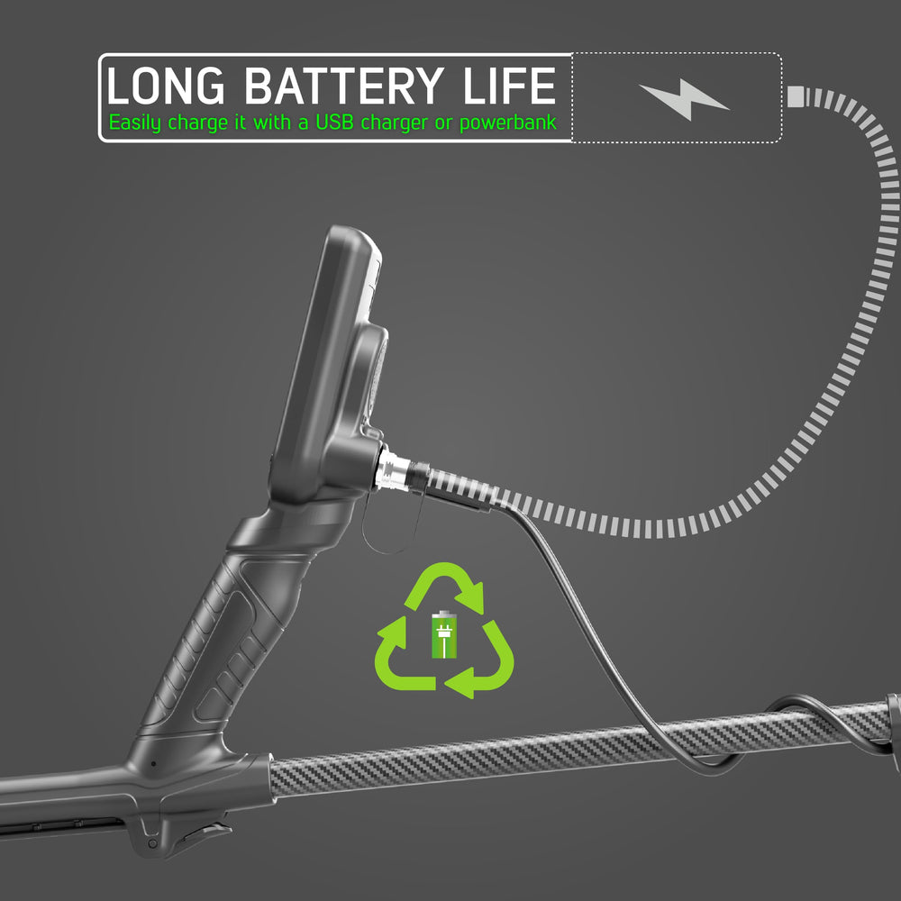 NOKTA DETECTION TECHNOLOGIES folded detector in travel case showing compact transport benefit