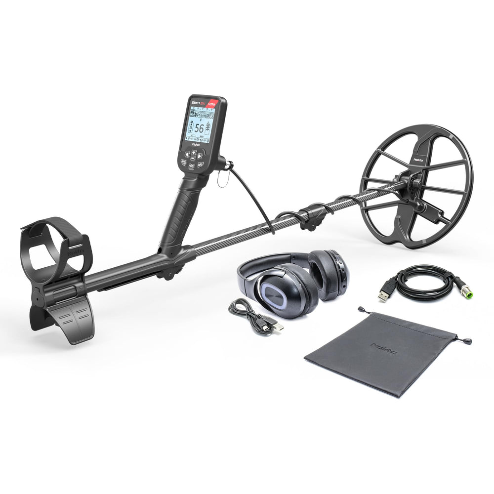NOKTA Simplex Ultra front control panel showing easy-to-use interface and quick setup benefit