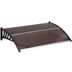 Nollapo front view dark brown canopy showing clean entry protection
