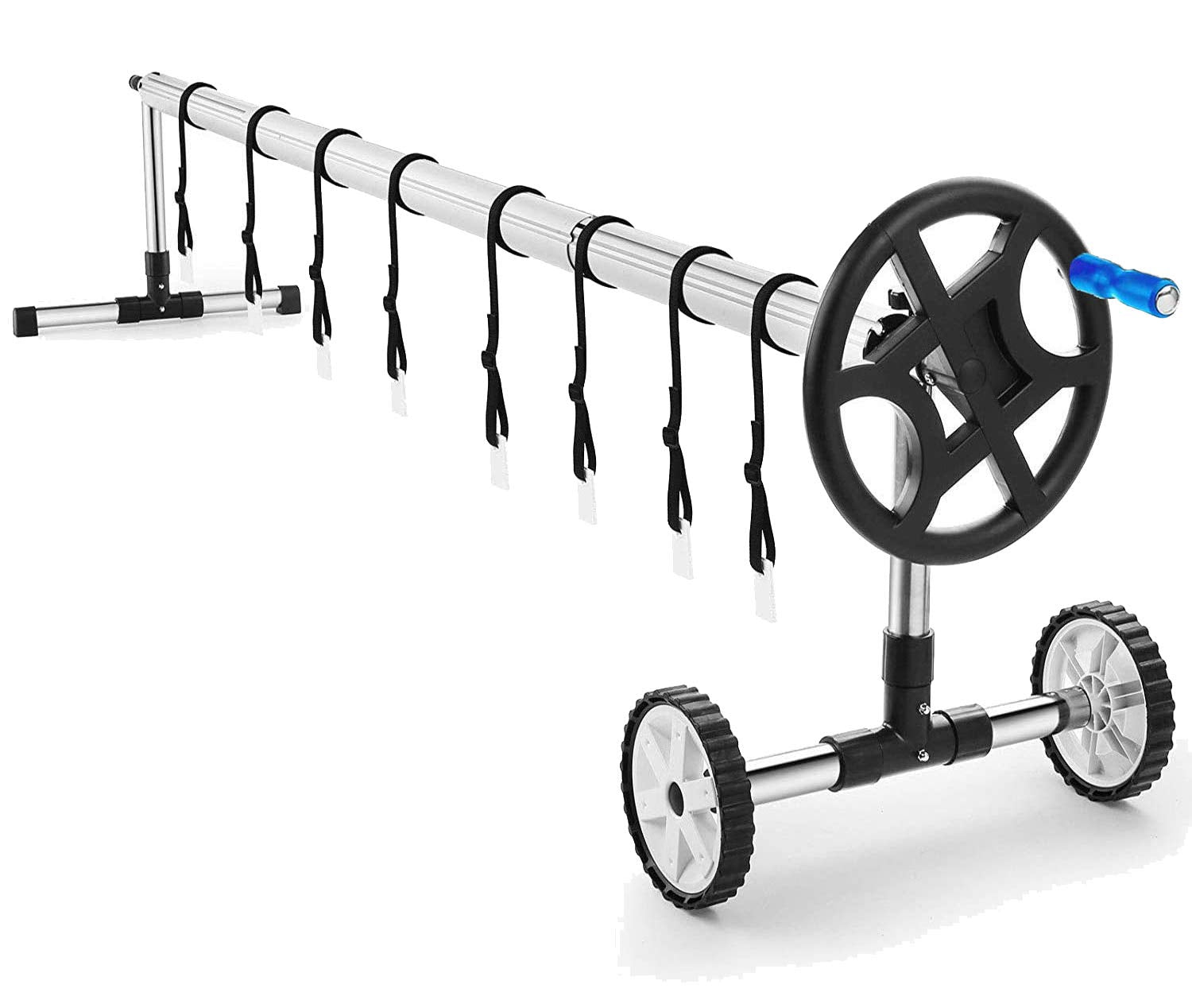Nollapo reel front view showing full unit and easy deployment benefit
