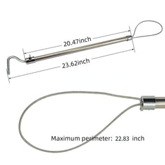 nomal close-up of locking mechanism demonstrating secure animal restraint