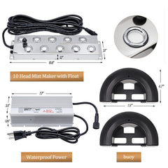 NOMAL close-up of stainless steel and copper plate detail for improved heat dissipation