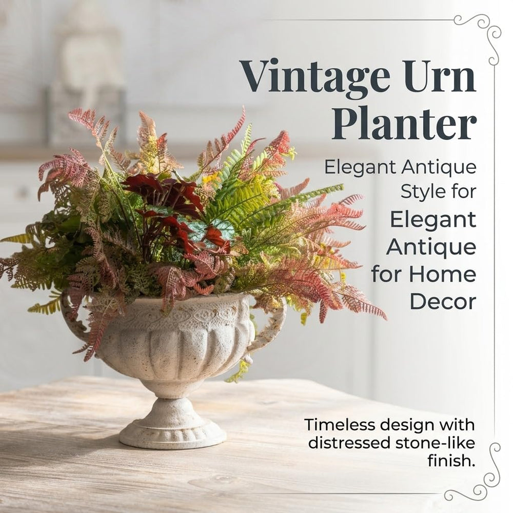 NOONEAU planter on patio with flowers illustrating outdoor durability and style