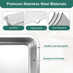 NORCOOL shallow serving tray holding cooked food for easy serving