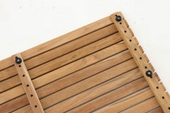 NORDIC STYLE TEAK close-up of teak grain showing smooth oiled finish benefit