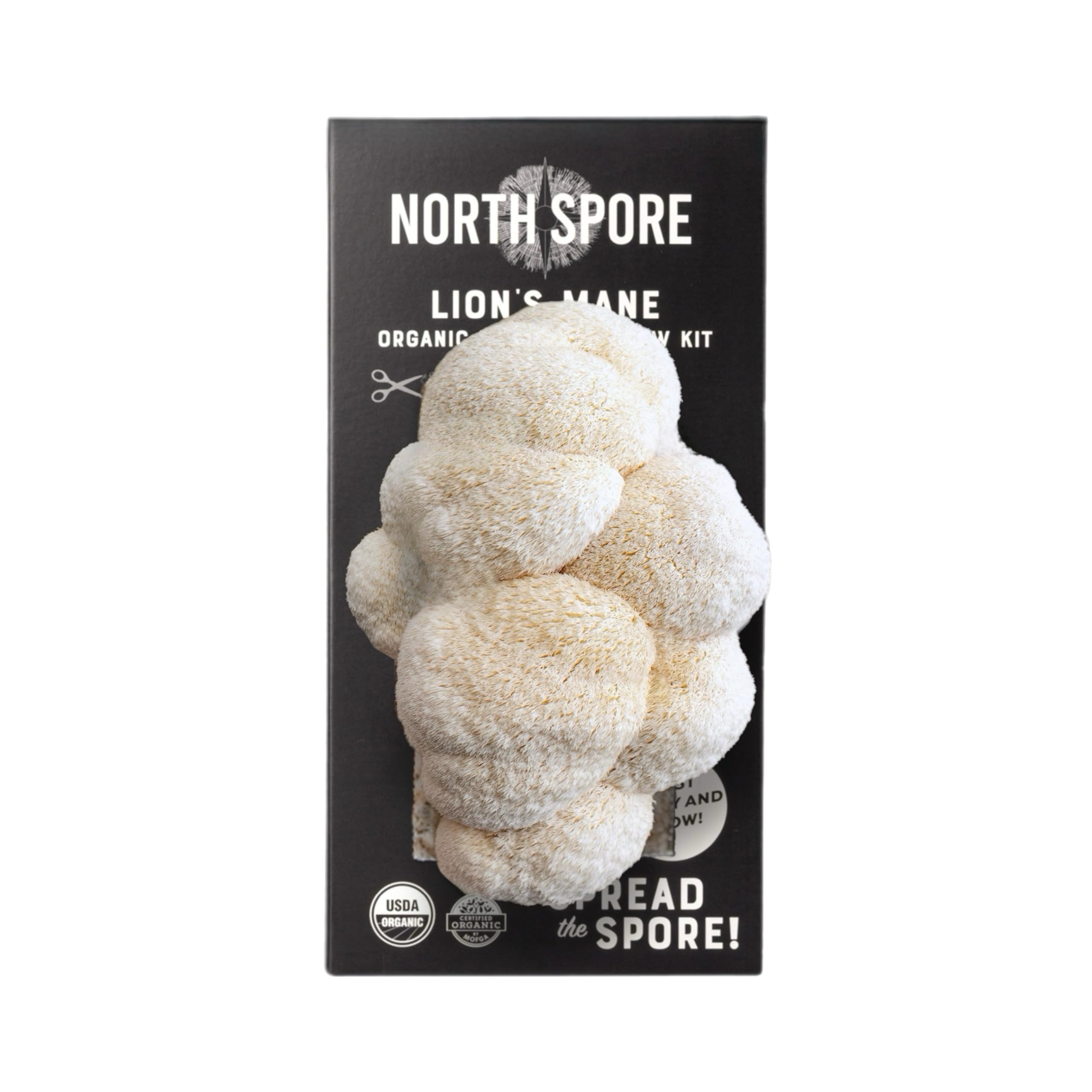 North Spore detalle del sustrato orgánico, muestra calidad y textura para cultivo