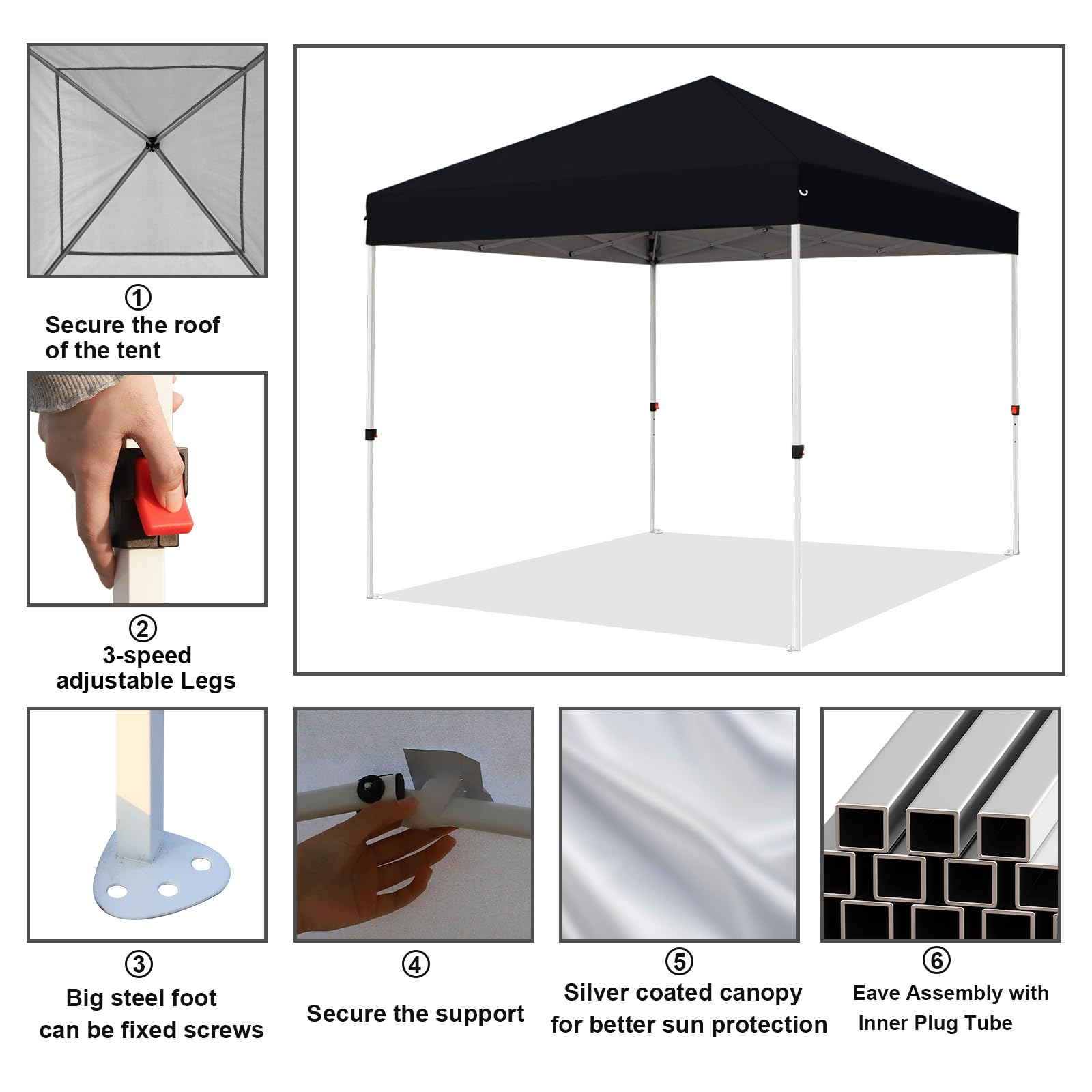 Northroad carry bag packed with canopy components for convenient transport benefit