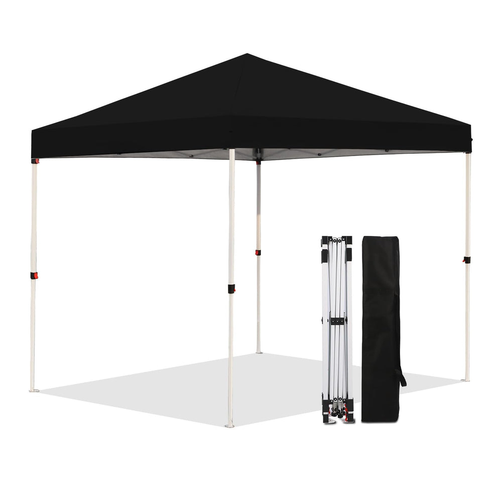 Northroad front view of canopy showing full shaded area and easy setup benefit