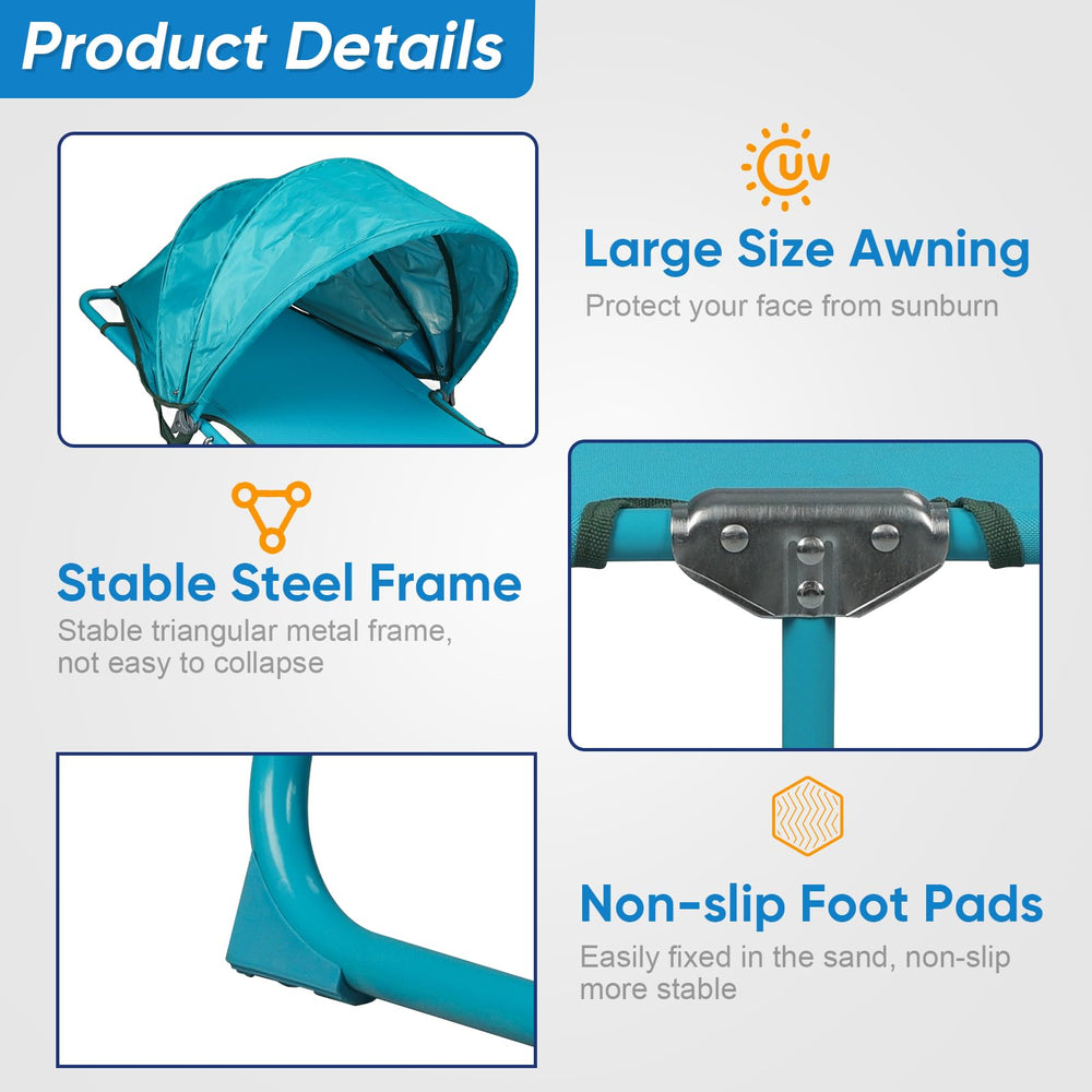 Northroad chair in use poolside showing adjustable lounging convenience