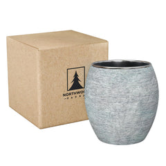 Northwood Sauna front packaging showing XL stone cup and premium box, conveys gift-ready quality