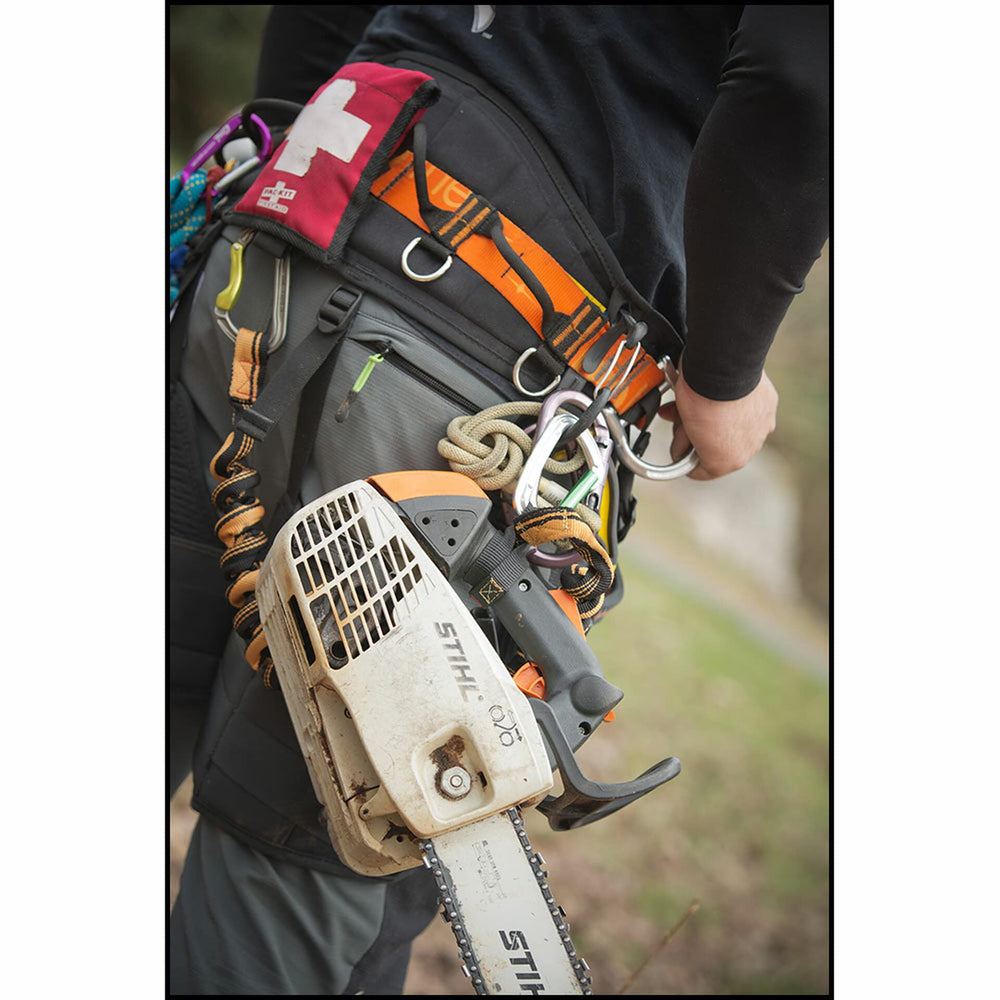 Notch REECOIL close-up of dual attachment points for versatile top-handle fit