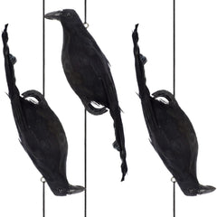 Novabright front view of three crows showing pack contents and outdoor use benefit