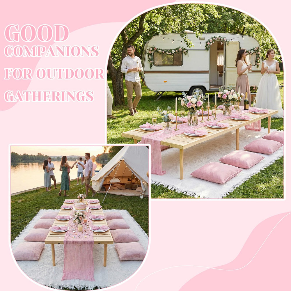 Novabright extra-large picnic blanket spread offering spacious seating for eight