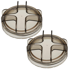 Novabright clear lid front view showing fit and durable ABS material benefit