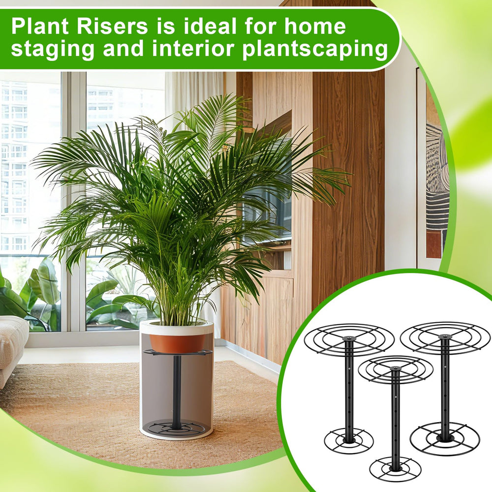 Novabright balcony scene with risers creating tidy multi-level planting