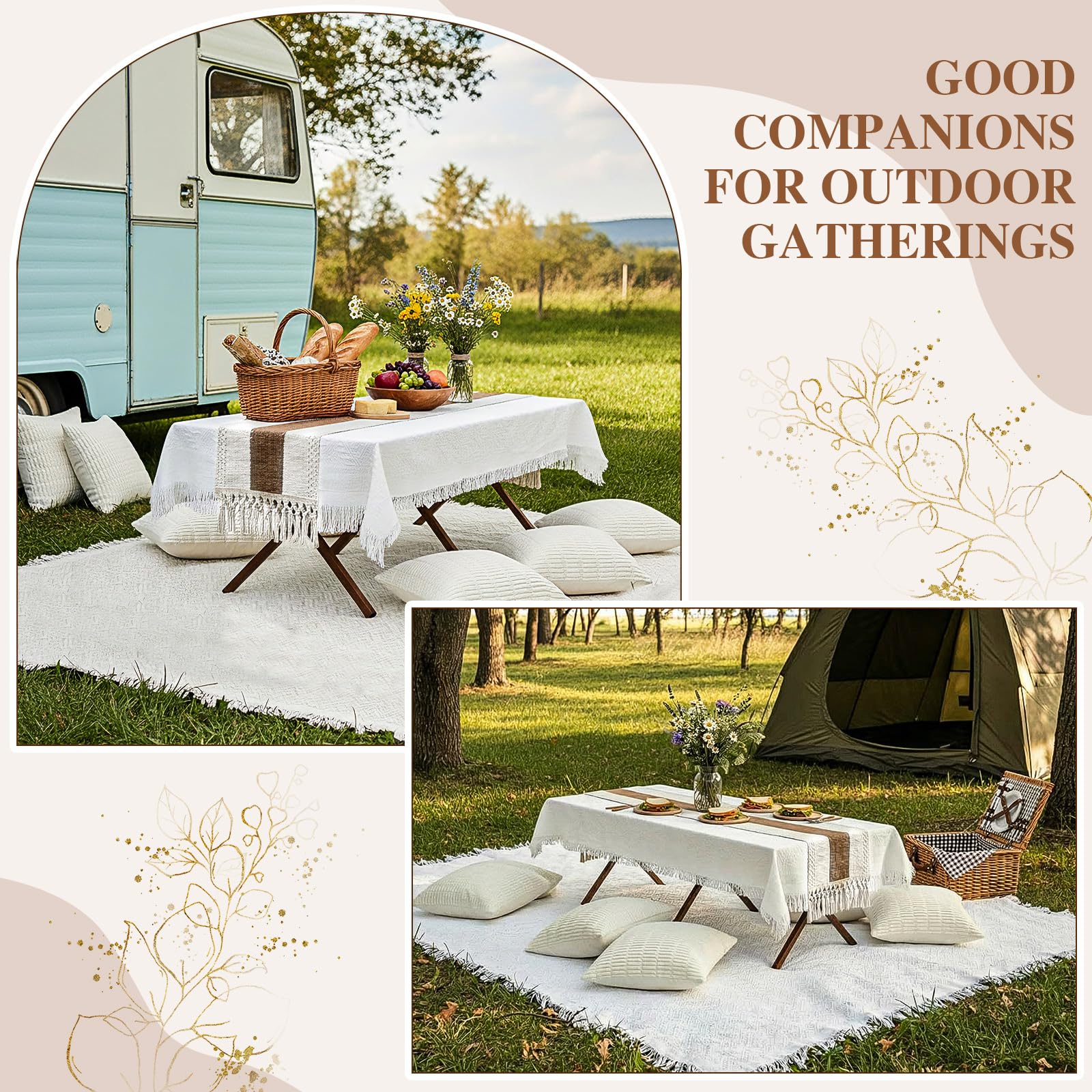 Novabright picnic set in park setting showing styled portability and ambiance