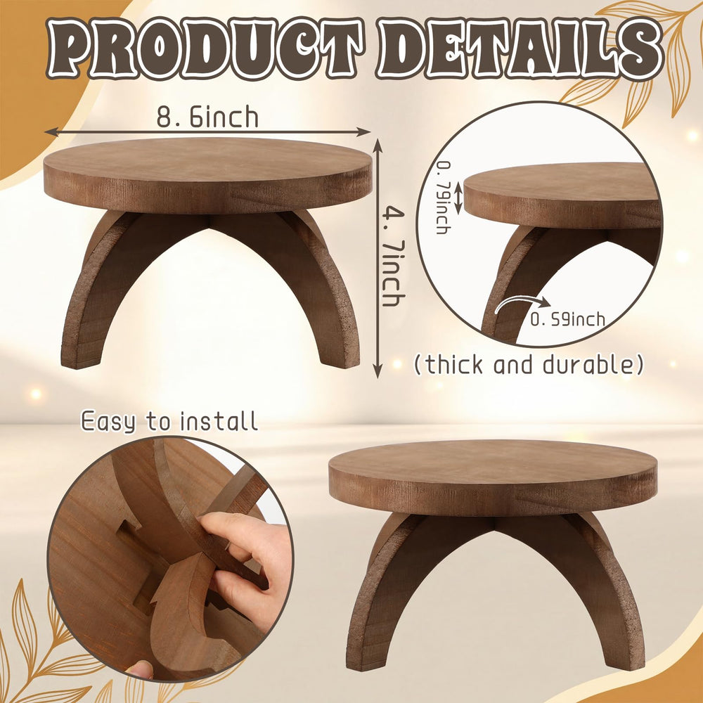 Novabright stand holding potted plant on wood floor protecting surface