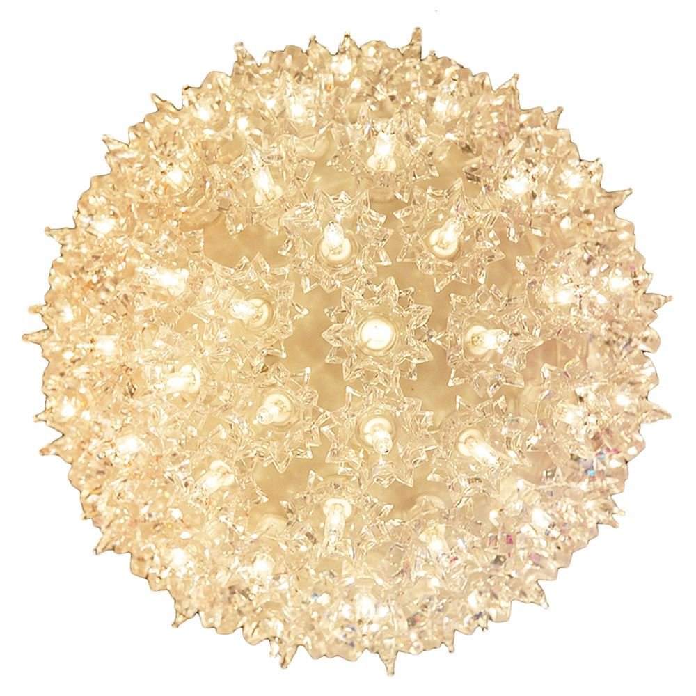 Novelty Lights front view of 10in starlight sphere showing full glow benefit