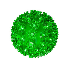 Novelty Lights front view showing green glow and festive impact