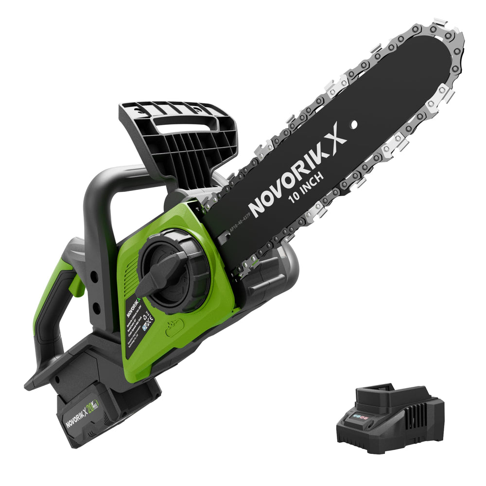 NovorikX front-angle view showing compact design and ergonomic grip for comfortable cutting