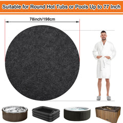 NOVWANG close-up felt texture absorbing water effectively
