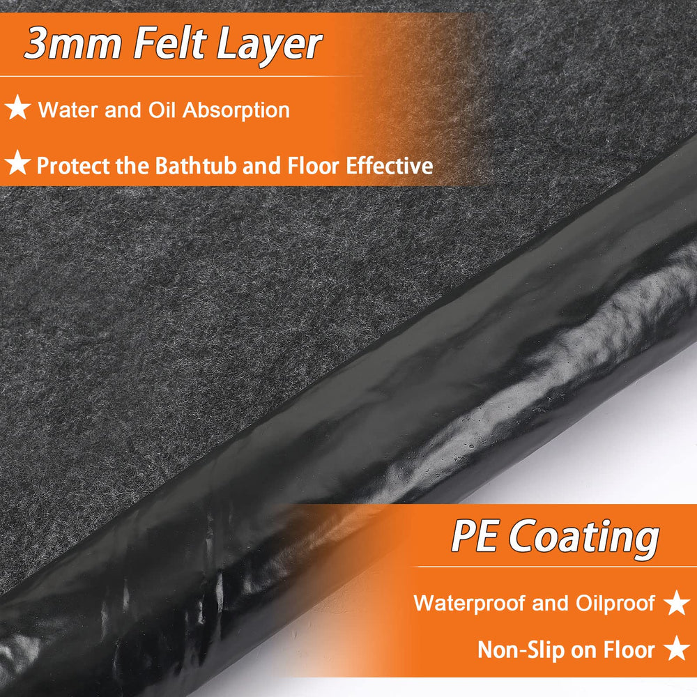 NOVWANG PE backing detail providing anti-slip grip benefit