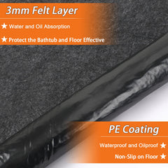 NOVWANG PE backing detail providing anti-slip grip benefit