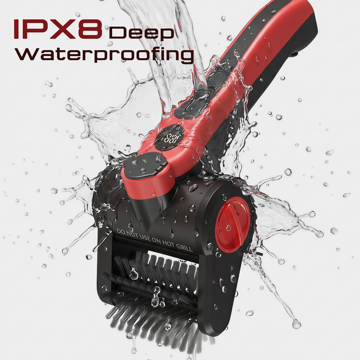 Nozrix with included metal scraper accessory for removing heavy carbon